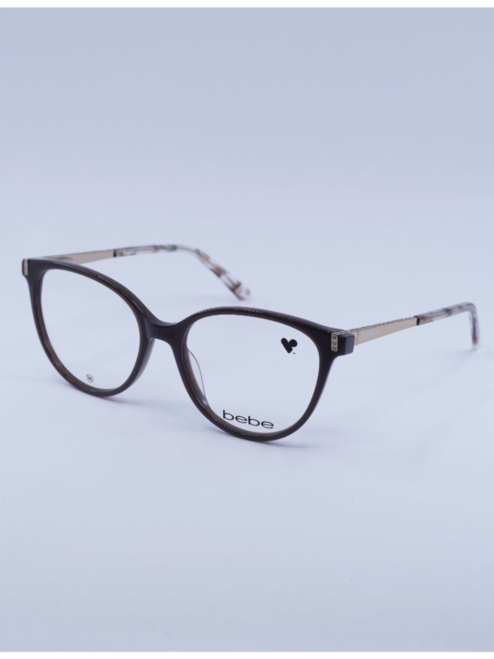 Bebe BB5215 232 Eyeglasses Mink 52mm Round Frame